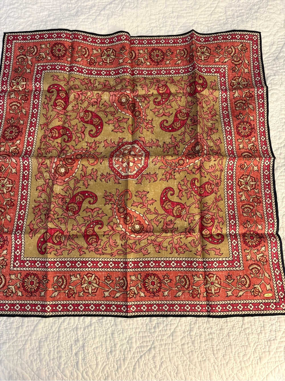 Jim Thompson 100% Thai Silk Scarf